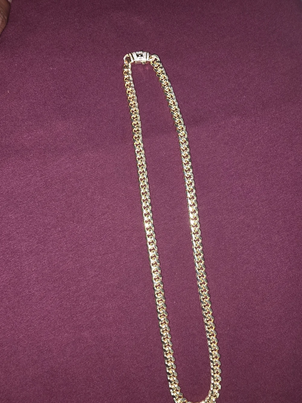 14k Cuban link 18 Inches